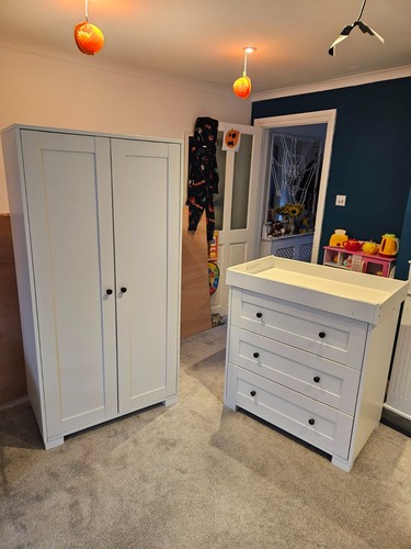 Wardrobe and drawers nursery - wardrobe,