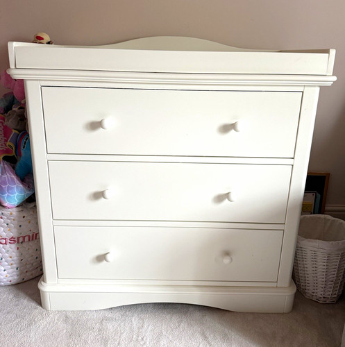 White wooden baby changing - baby,